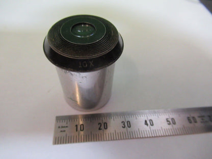 BAUSCH LOMB WIDE 10X VINTAGE  EYEPIECE MICROSCOPE PART AS PICTURED &Q5-B-21