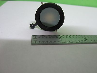 MICROSCOPE PART [burnt spot] POLARIZER ANALYZER POL OPTICS AS IS BIN#S2-B-26