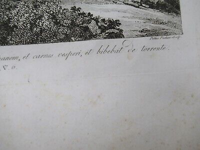 ANTIQUE ETCHING ITALIA ROME CIRCA 1810 GASPARD DUGHET PIETRO PARBONI AS PIC xii