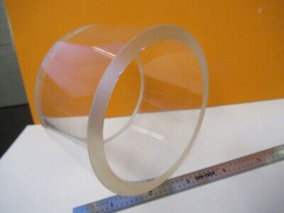 OPTICAL GLASS LARGE CYLINDER [some chips] HOLOGRAM OPTICS AS PICTURED &G1-A-44