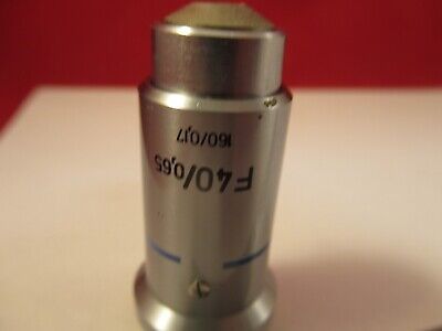 ZEISS GERMANY OBJECTIVE F 40X 460705 MICROSCOPE PART AS PICTURED &96-A-18