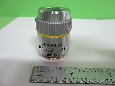 MICROSCOPE PART LEITZ GERMANY OBJECTIVE HL 10X INFINITY OPTICS AS IS BIN#S9-13