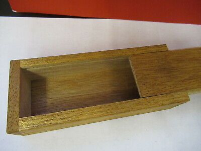 ANTIQUE BAUSCH LOMB WOOD BOX for ACCESSORIES MICROSCOPE PART AS PICTURED &FT-5-Q