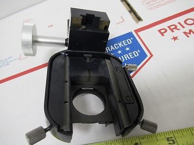 LEICA DMR GERMANY CONDENSER HOLDER MICROSCOPE PART AS PICTURED #FT-3-12