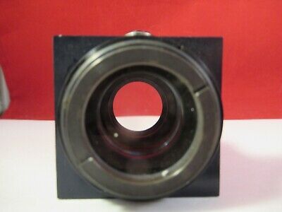 REICHERT LEICA POLYVAR BRASS MOUNTED LENS MICROSCOPE PART AS PICTURED &9-A-46