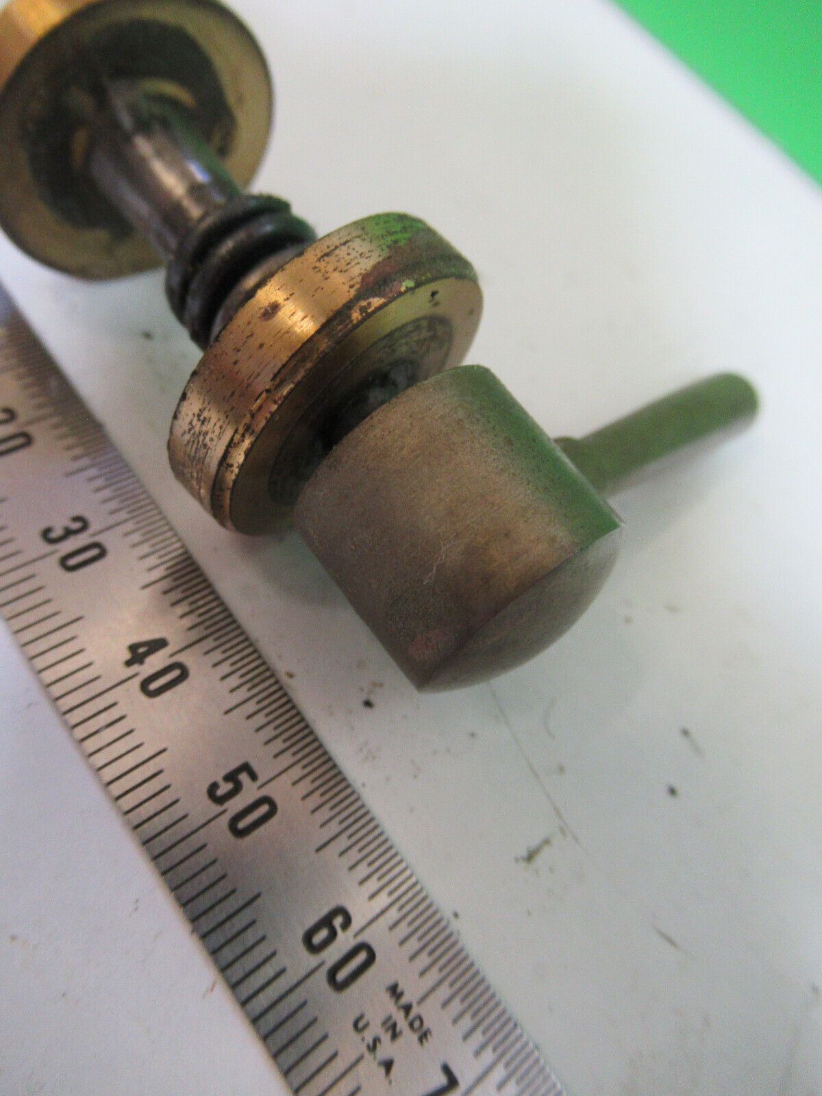 ANTIQUE MICROSCOPE PART LEITZ GERMANY BRASS SPANNER NUTS AS PICTURED Z9-A-197