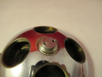 UNKNOWN MAKER JAPAN NOSEPIECE MICROSCOPE PART AS PICTURED #66-A-67