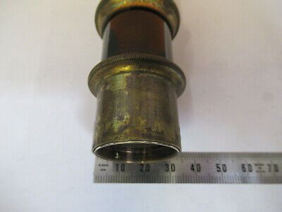 ANTIQUE BAUSCH LOMB  TUBUS BRASS MICROSCOPE PART OPTICS AS PICTURED &F9-A-62