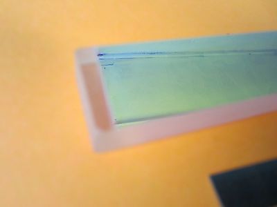 OPTICAL LARGE COATED FILTER MIRROR BAR NICE LASER OPTICS AS IS BIN#D3-13