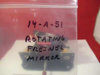 ROTATING MOTORIZED FRESNEL MIRROR PRO VISUAL OPTICS AS PICTURED &14-A-51