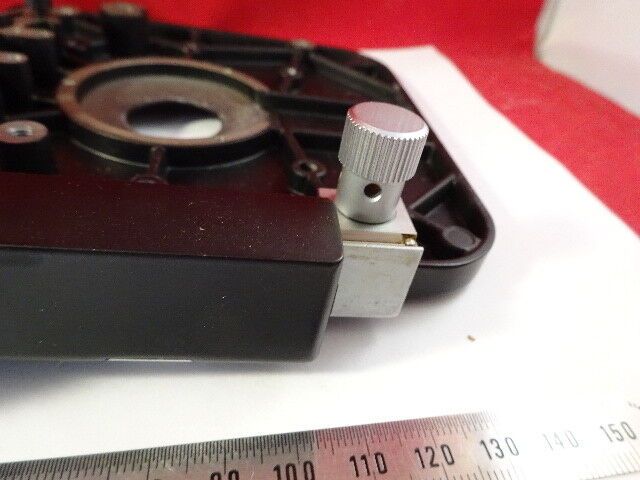 LEITZ GERMANY STAGE SPECIMEN TABLE MICROMETER MICROSCOPE PART #F6-A-14