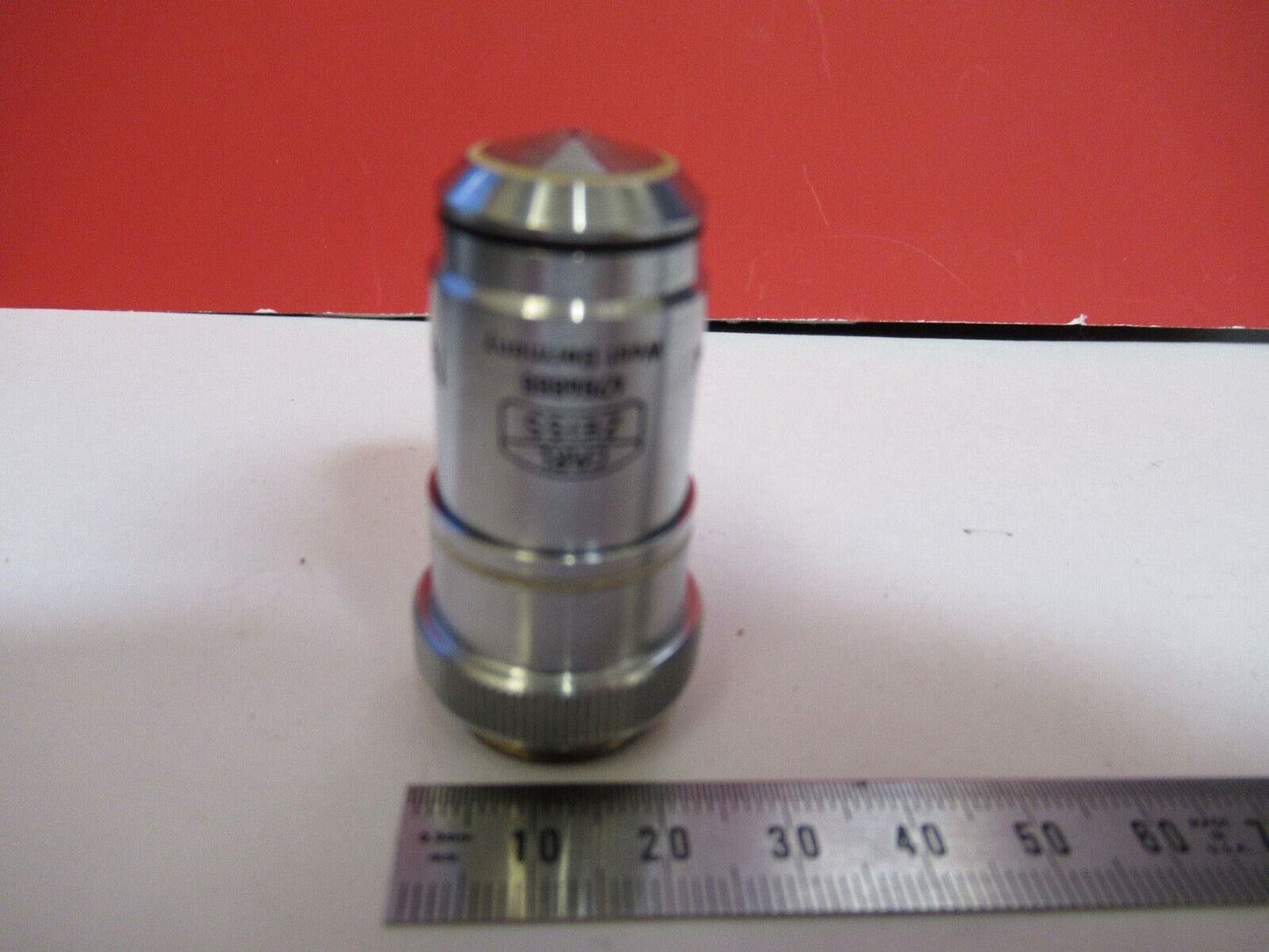 ZEISS GERMANY PHASE PH3 100X /160 OBJECTIVE MICROSCOPE PART AS PICTURED F8-C-26