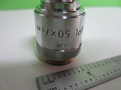 MICROSCOPE PART OBJECTIVE LEITZ NPL 50X INFINITY OPTICS AS IS T1-06