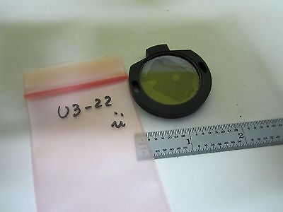 MICROSCOPE PART POLARIZER FILTER OPTICS AS IS BIN#U3-22