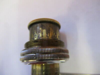 ANTIQUE RARE LEITZ CONDENSER LENS GERMANY MICROSCOPE PART AS PICTURED P9-A-67