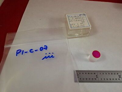 OPTICAL SPECTRA PHYSICS COATED OUTPUT LENS LASER OPTICS AS IS BIN#P1-C-07