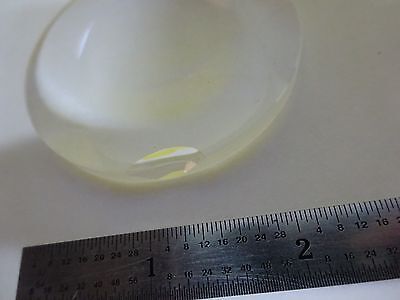 OPTICAL LARGE bi CONVEX LENS [chipped edge] LASER OPTICS AS IS BIN#X5-30