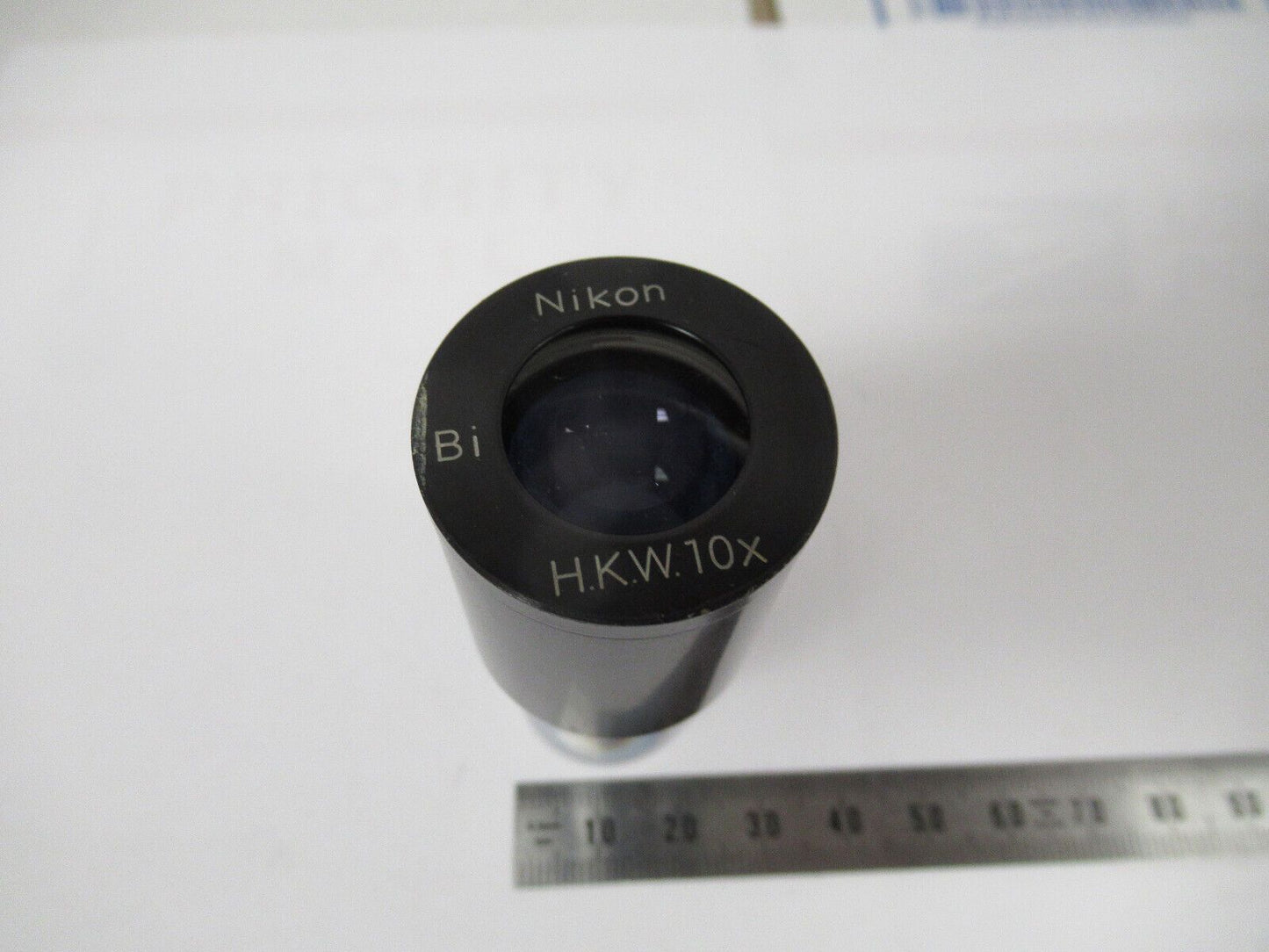 MICROSCOPE PART NIKON JAPAN EYEPIECE HKW10X OPTICS AS PICTURED #W1-A-12