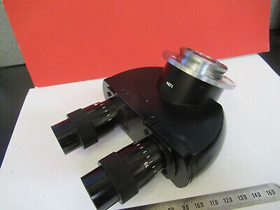 LEITZ WETZLAR BINOCULAR HEAD OPTICS  MICROSCOPE PART AS PICTURED &P8-A-27