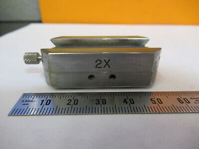 TECHNICAL INSTR. JAPAN OBJECTIVE 2X LENS MICROSCOPE PART AS PICTURED #8Y-A-122