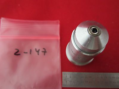 MICROSCOPE OBJECTIVE OPTICS 45X LEITZ WETZLAR GERMANY #2-147