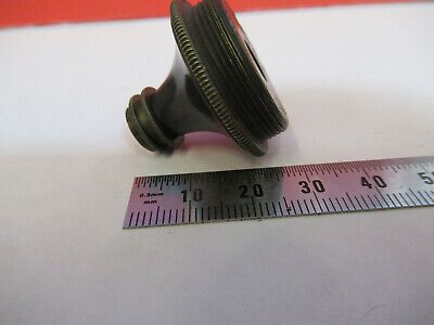 ANTIQUE BRASS NACHET OBJECTIVE FRANCE MICROSCOPE PART AS PICTURED &F6-B-17