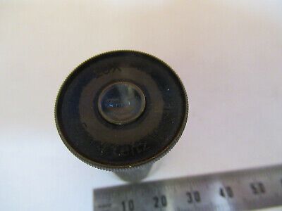 ANTIQUE LEITZ WEZTLAR EYEPIECE 10X LENS MICROSCOPE PART AS PICTURED 8Y-A-108