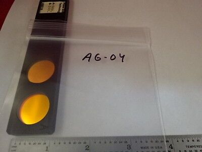 MICROSCOPE PART PHASE SHIFT TECHNOLOGY SLIDE FILTER OPTICS AS IS #AG-04