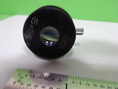 MICROSCOPE PART EYEPIECE WILD HEERBRUGG SWISS 15xGK OPTICS AS IS BIN#Y7-H-14