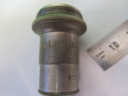 ANTIQUE OBJECTIVE 10X SPENCER LENS MICROSCOPE PART AS PICTURED &H9-C-23