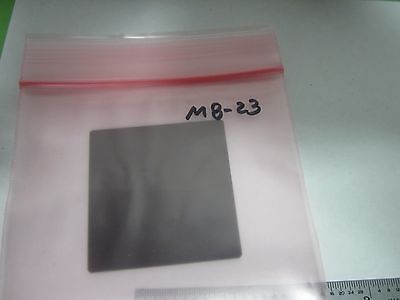 OPTICAL DARK RED FILTER LASER OPTICS AS IS BIN#M8-23