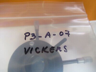 FOR PARTS VICKERS ENGLAND UK CONDENSER MICROSCOPE PART AS PICTURED #P3-A-07