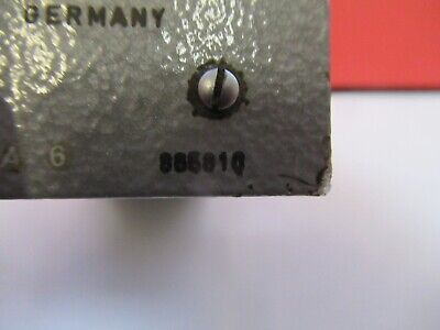 LEITZ SLIDE CURVATURE 865810 MEASURING TOOLMAKER MICROSCOPE PART AS PIC &A9-A-90