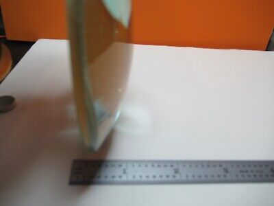 OPTICAL LARGE GLASS LENS 4" DIAMETER PLANO CONVEX OPTICS AS PICTURED &16-B-50