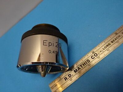 WILD HEERBRUGG SWISS OBJECTIVE EPI 20X MICROSCOPE PART OPTICS AS IS &90-A-02