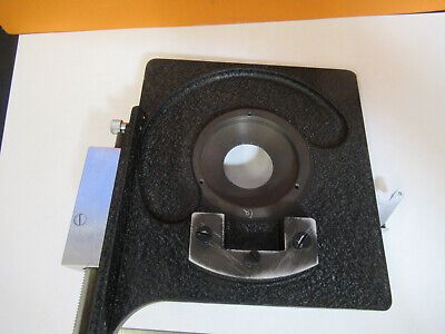 ANTIQUE ERNST LEITZ WETZLAR STAGE XY TABLE MICROSCOPE PART AS PICTURED #P3-A-86