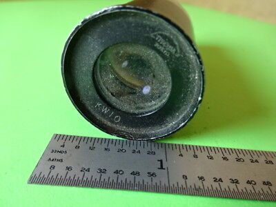 TIYODA TOKYO KW10 [dirty] EYEPIECE OCULAR OPTICS MICROSCOPE PART AS IS #L5-B-41