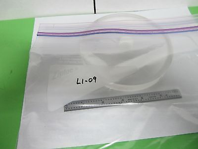 LARGE OPTICAL CONVEX CONCAVE LENS [holed] RANGEFINDER LASER OPTICS BIN#L1-09