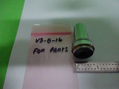 FOR PARTS MICROSCOPE OBJECTIVE JAPAN OPTICS AS IS BIN#V3-B-16