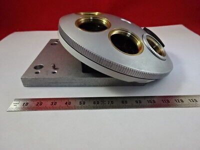 LEICA DMR SEVEN POSITION OBJECTIVE NOSEPIECE MICROSCOPE PART OPTICS AS IS &W3-A8