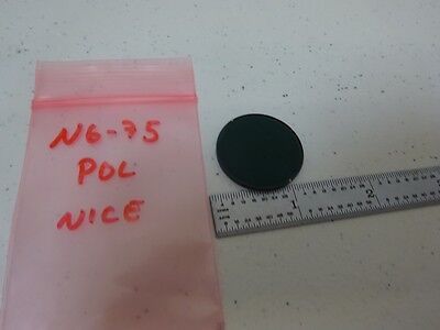 MICROSCOPE PART POLARIZER LENS FILTER  NICE OPTICS AS IS BIN#N6-75