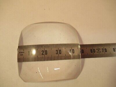 OPTICAL PLASTIC PLANO CONVEX LARGE LENS ILLUMINATOR OPTICS AS PICTURED &14-A-59