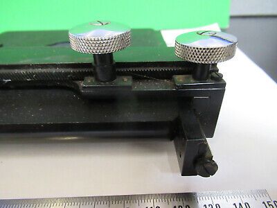 SPENCER AO XY STAGE TABLE VINTAGE MICROSCOPE PART AS PICTURED &3-C-05