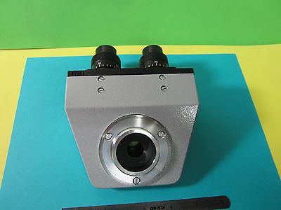 MICROSCOPE PART HEAD LEITZ WETZLAR GERMANY WITHOUT EYEPIECES OPTICS BIN#HM-LUX