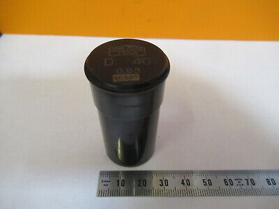 EMPTY CARL ZEISS CANISTER OBJECTIVE MICROSCOPE PART AS PICTURED &P2-A-127