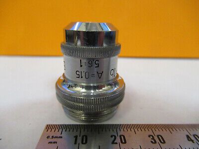 LEITZ WETZLAR GERMANY OBJECTIVE POL 5.6X MICROSCOPE PART AS PICTURED &A2-FT-52