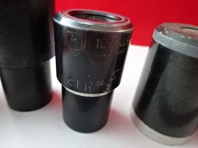 for parts LOT EYEPIECES OPTICAL AO BL MICROSCOPE PART OPTICS AS IS #F3-A-03