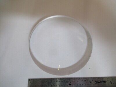 FOR PARTS OPTICAL LENS PLANO CONVEX GLASS [scratches] AS PICTURED &FT-6-205