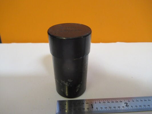 EMPTY BAUSCH LOMB OBJECTIVE CONTAINER 4mm MICROSCOPE PART AS PICTURED &A4-A-44