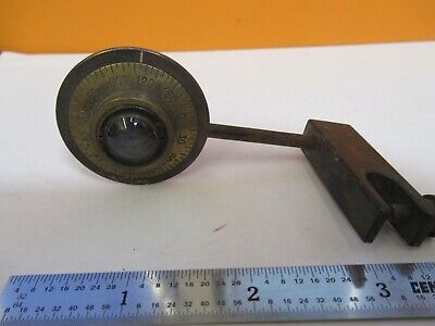 FOR PARTS ANTIQUE BRASS ROTATION KNOB LEVER OLD MICROSCOPE AS PICTURED &7B-B-05